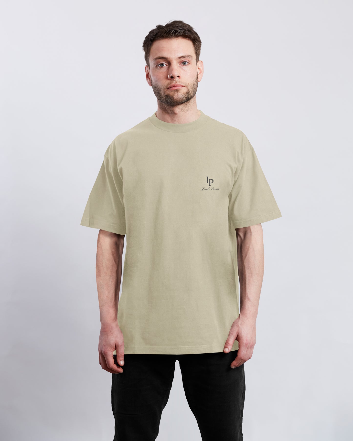 Signature T-shirt Beige